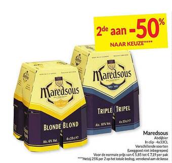 Intermarché Maredsous aanbieding