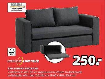 Jysk Skillebekk Bedbank aanbieding