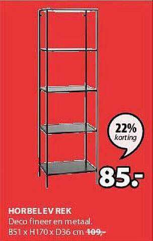 Jysk Horbelev Rek aanbieding