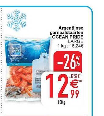 Cora Argentijnse Garnaalstaarten Ocean Pride aanbieding