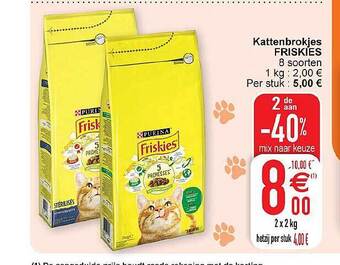 Cora Kattenbrokjes Friskies aanbieding