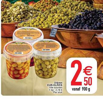 Cora Olijven Eurolives aanbieding