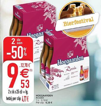 Cora Hoegaarden Rosée aanbieding