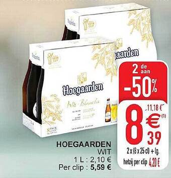 Cora Hoegaarden Wit aanbieding