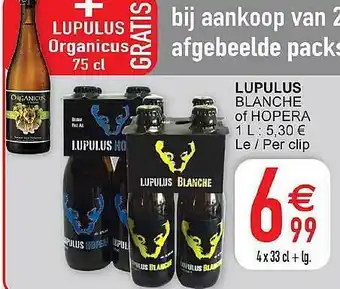 Cora Lupulus Blanche Of Hopera aanbieding