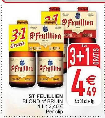 Cora St Feuillien Blond Of Bruin aanbieding