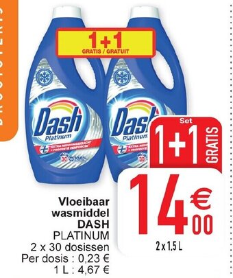Cora Vloeibaar wasmiddel dash aanbieding