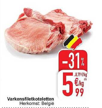 Cora Varkensfiletkoteletten aanbieding