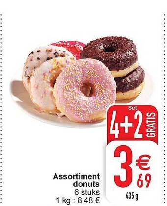 Cora Assortiment Donuts aanbieding