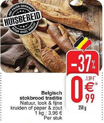 Cora Belgisch Stokbrood Traditie aanbieding