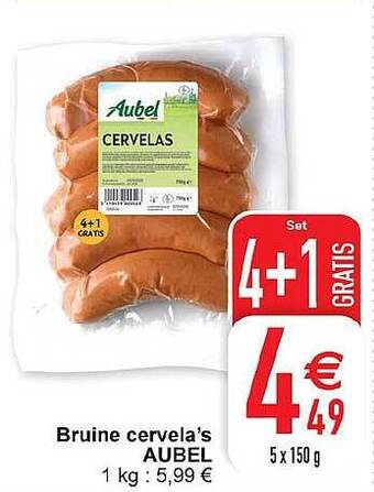 Cora Bruine Cervela's Aubel aanbieding