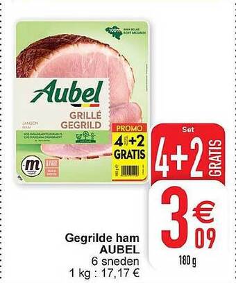 Gegrilde Ham Aubel