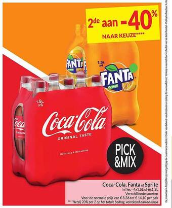 Intermarché Coca-cola, Fanta Of Sprite aanbieding