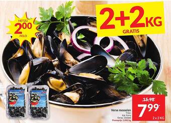 Intermarché Verse Mosselen aanbieding