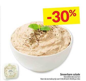 Intermarché Smeerbare Salade aanbieding