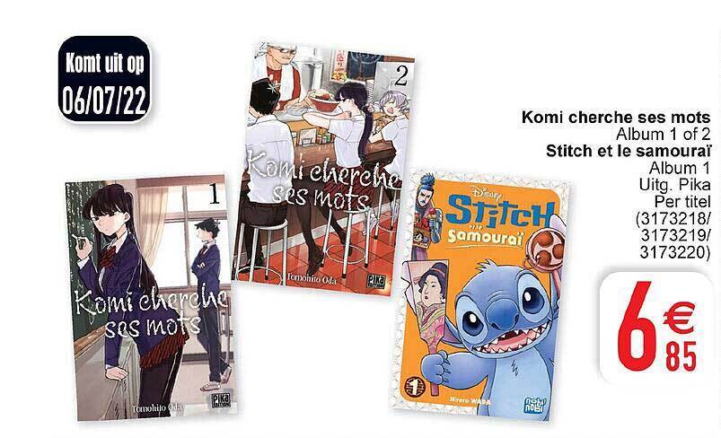Komi Cherche Ses Mots Stitch Et Le Samouraï promotie bij Cora