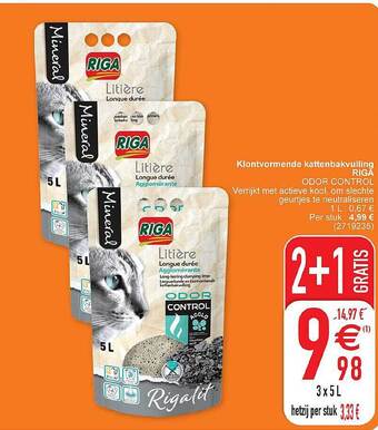 Cora Klontvormende Kattenbakvulling Riga aanbieding