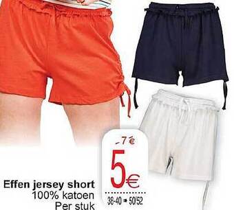 Effen Jersey Short
