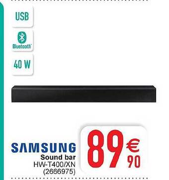 Cora Samsung Sound Bar aanbieding