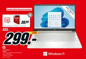 MediaMarkt HP 15s-fq3002nb Laptop aanbieding