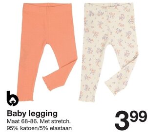 Zeeman Baby legging aanbieding