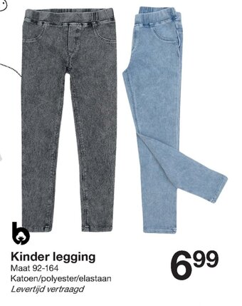Zeeman Kinder legging aanbieding