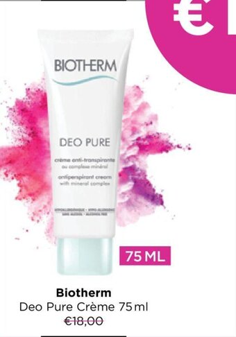 Biotherm Deo Pure Creme 75 ml