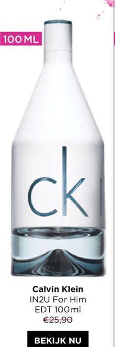 Calvin Klein IN2U For Him EDT 100 ml