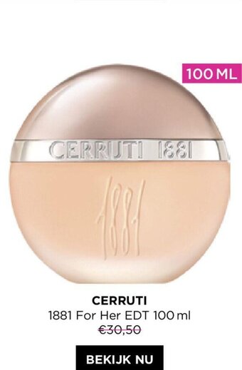 Cerruti 1881 For Her EDT 100 ml