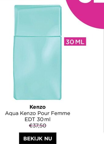 ICI PARIS XL Kenzo Aqua Kenzo Pour Femme EDT 30 ml aanbieding