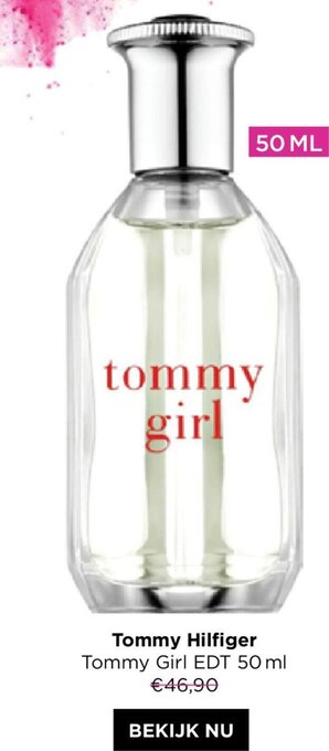 ICI PARIS XL Tommy Hilfiger Tommy Girl EDT 50 ml aanbieding