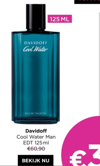 ICI PARIS XL Davidoff Cool Water Man EDT 125 ml aanbieding