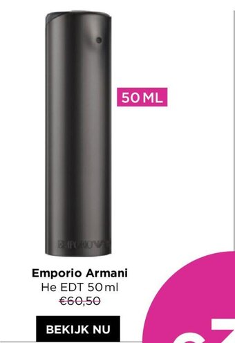 ICI PARIS XL Emporio Armani He EDT 50 ml aanbieding