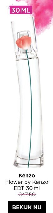 ICI PARIS XL Kenzo Flower by Kenzo EDT 30 ml aanbieding