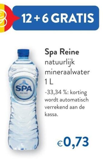 OKay Spa Reine natuurlijk mineraalwater 1 L aanbieding