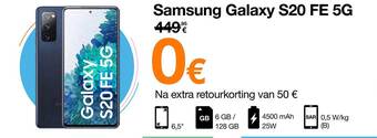 Orange Samsung Galaxy S20 Fe 5g aanbieding