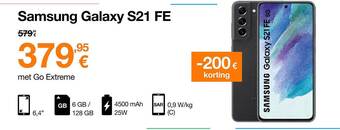 Orange Samsung Galaxy S21 Fe aanbieding