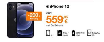 Orange Iphone 12 aanbieding