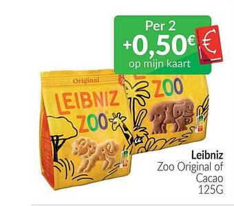 Intermarché Leibniz Zoo Original Of Cacao aanbieding