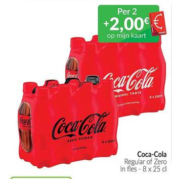 Intermarché Coca-cola Regular Of Zero aanbieding