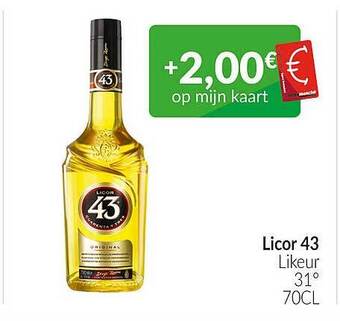 Intermarché Licor 43 Likeur aanbieding