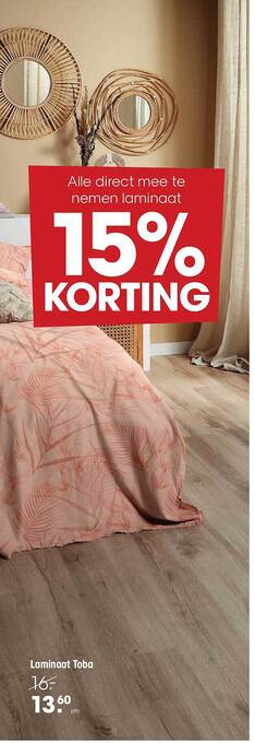 Kwantum Laminaat Toba aanbieding