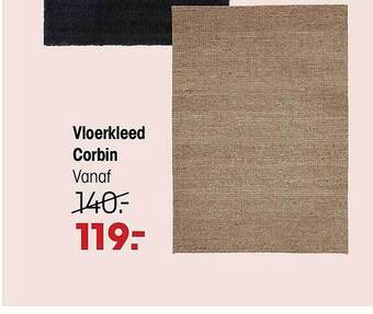 Kwantum Vloerkleed Corbin aanbieding