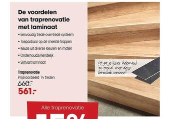 Kwantum Traprenovatie aanbieding