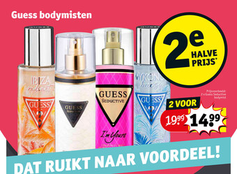 Kruidvat Guess bodymisten aanbieding