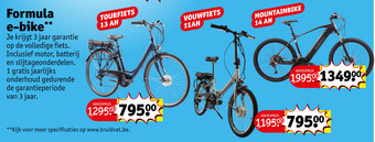 Kruidvat Formula e-bike vouwfiets 11AH aanbieding