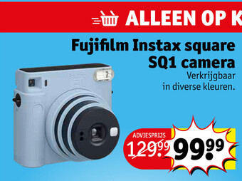 Kruidvat Fujifilm Instax square SQ1 camera aanbieding