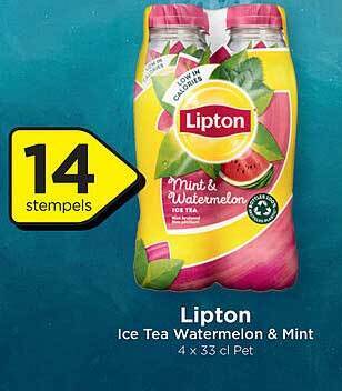 BelBev Lipton Ice Tea Watermelon & Mint aanbieding