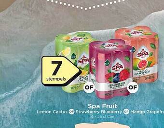 BelBev Spa Fruit aanbieding