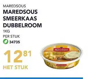 Bidfood Maredsous Smeerkaas Dubbelroom aanbieding
